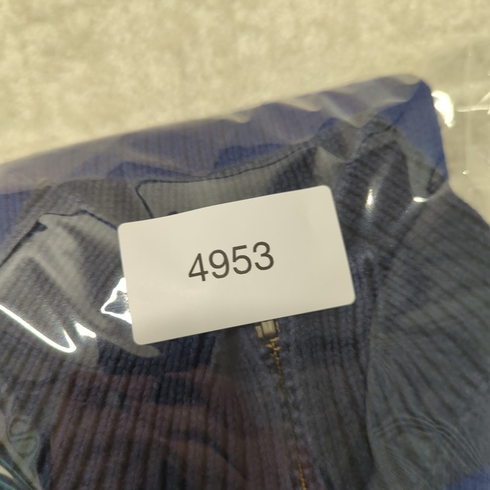 Vintage Polo Ralph Lauren 1/4 Zip Sweater Boys XL Blue Yellow Striped Pony Y2K - Picture 11 of 11